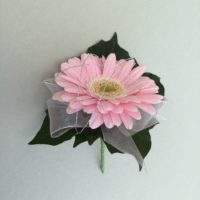 Pink Gerbera buttonhole